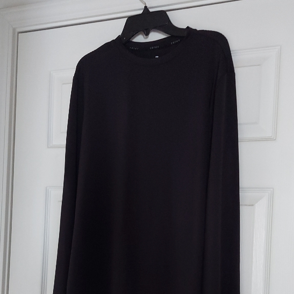 ZELOS Women Charcoal Long Sleeve Top
